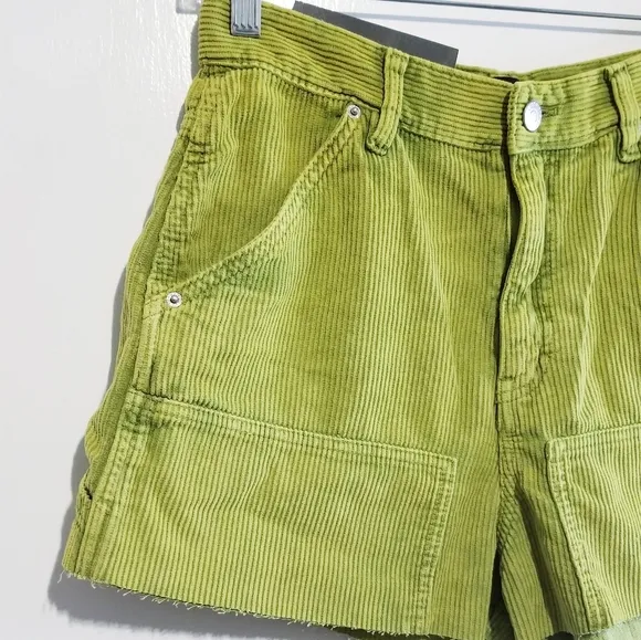 NWT BDG Urban Outfitters High-Rise Carpenter Corduroy Shorts