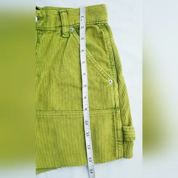 NWT BDG Urban Outfitters High-Rise Carpenter Corduroy Shorts