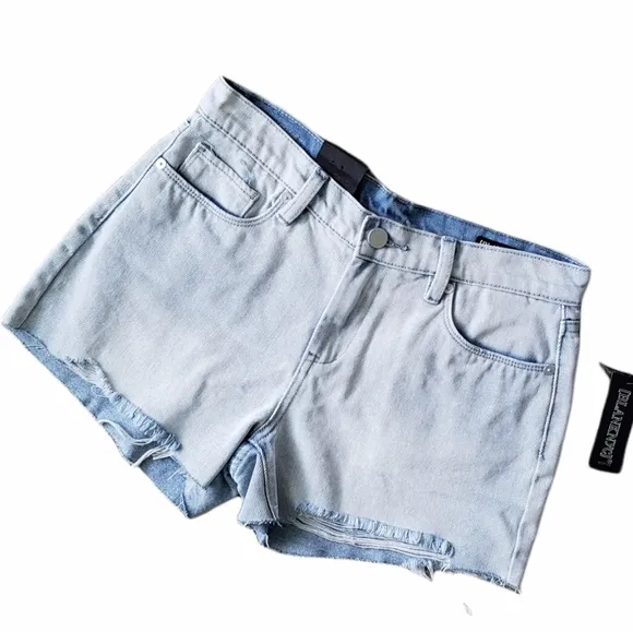 NWT Blank NYC Essex Light Wash Cut-off Shorts