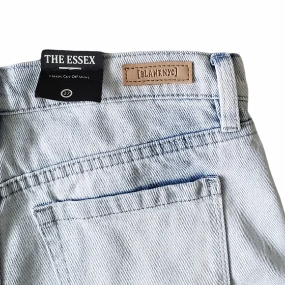 NWT Blank NYC Essex Light Wash Cut-off Shorts