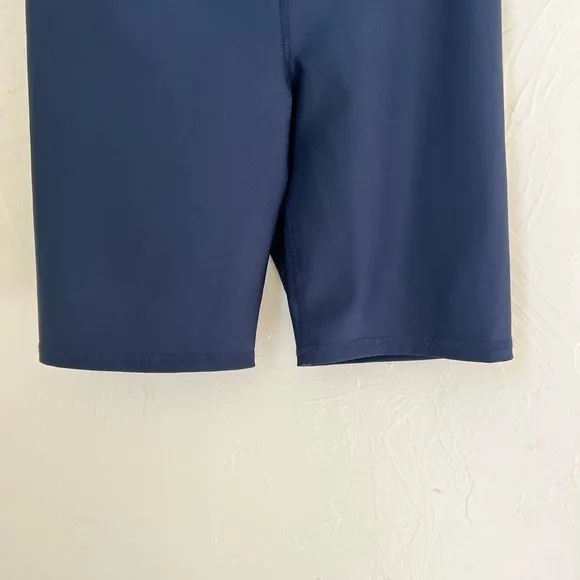NWT Calme by Johnny Was navy endurance bike shorts size M