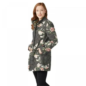 NWT Dennis Basso Madison Avenue Woven Brocade Snap Topper Jacket. A367875 10