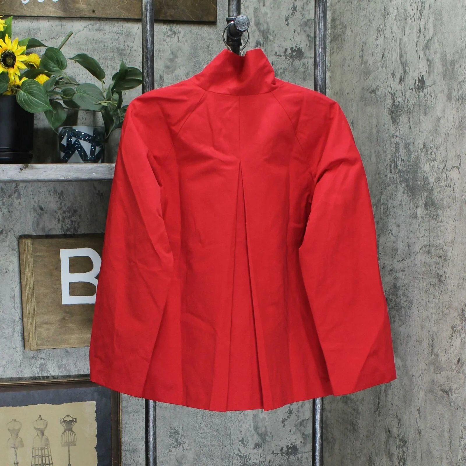 NWT Dennis Basso Women's Zip-Front Swing Jacket. A346657 X-Small