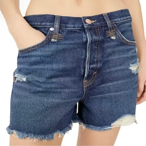 NWT Free people distressed Jean shorts