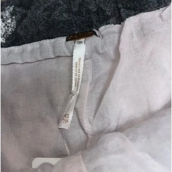 NWT Free People Floral Wrap Linen Blend Shorts