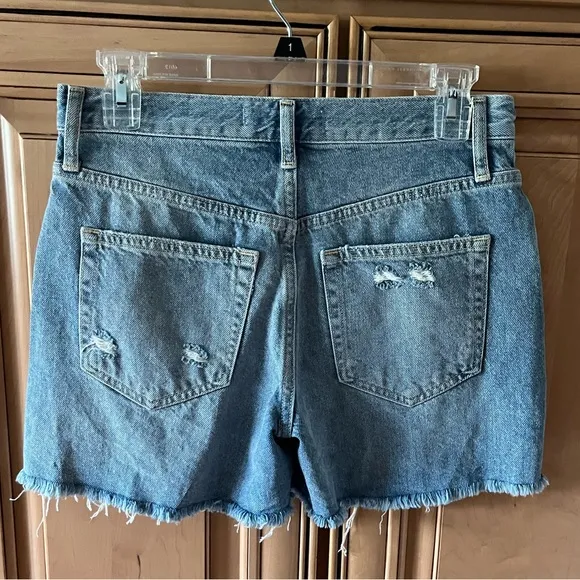 NWT Free People Maggie Mid Rise Distressed Shorts