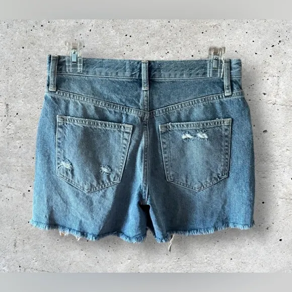 NWT Free People Maggie Mid Rise Distressed Shorts
