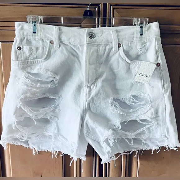 NWT Free People Maggie Mid Rise Shorts