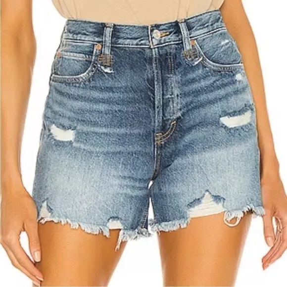 NWT Free People Makai Distressed Cutoff Shorts in Shout &amp; Twist