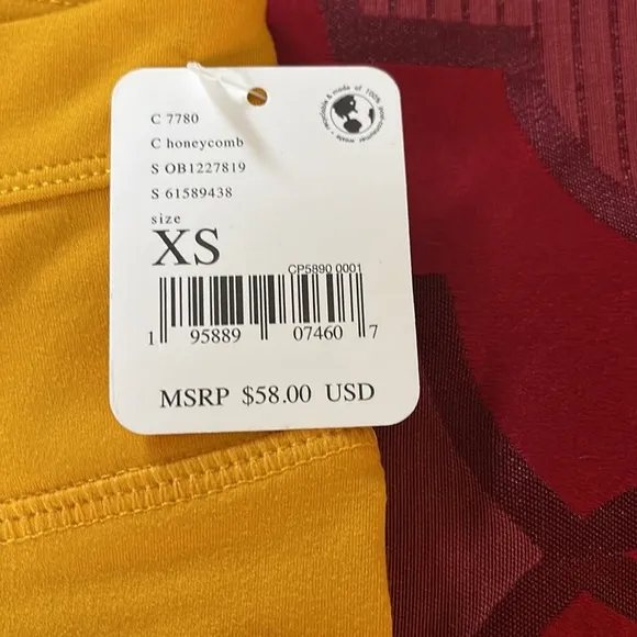NWT Free People Movement Honeycomb shorts