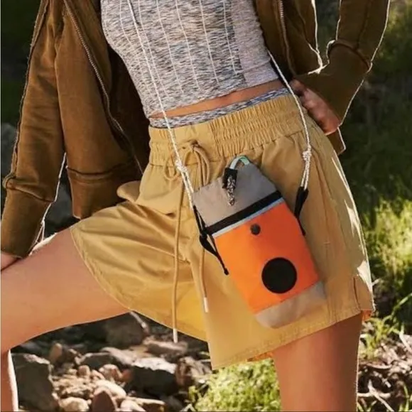 NWT Free People Movement Levitate High Rise Shorts in Honey Wheat