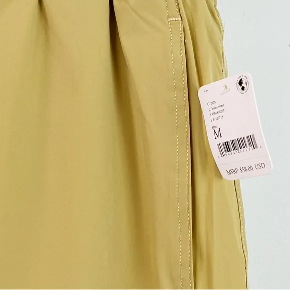 NWT Free People Movement Levitate High Rise Shorts in Honey Wheat