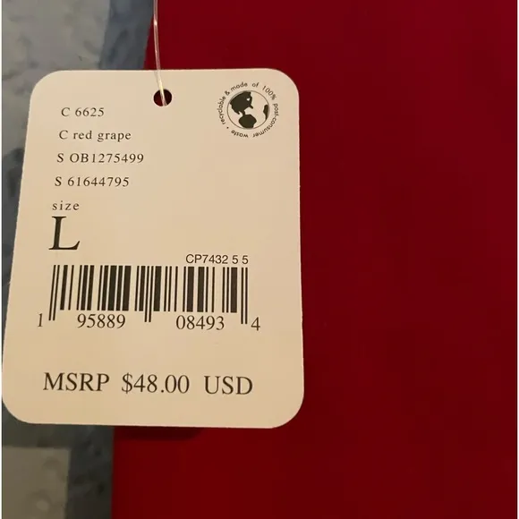 NWT Free People Red Grape Shorts With Pockets Size L