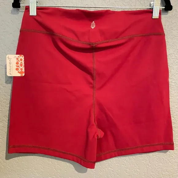 NWT Free People Red Grape Shorts With Pockets Size L