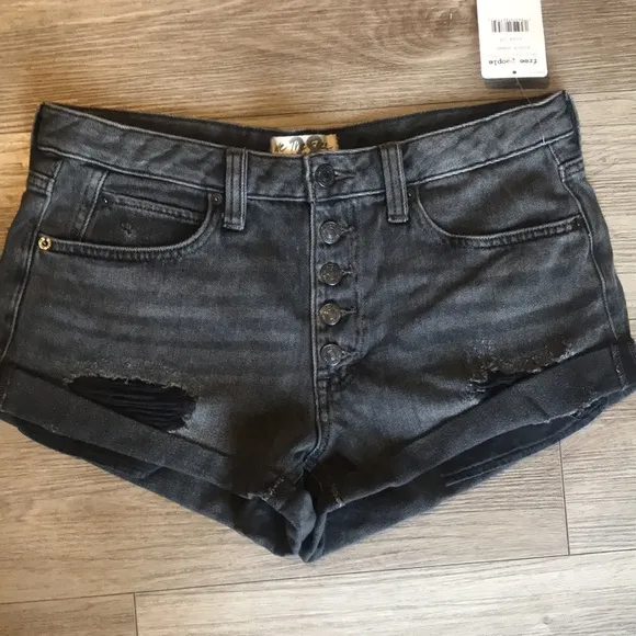 NWT Free People Rolled Cut-Off Shorts sz28