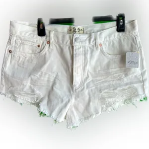 NWT Free People white Jean shorts