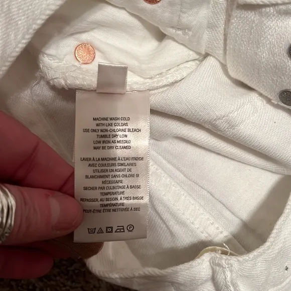 NWT Free People White Shorts Size 26