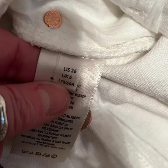 NWT Free People White Shorts Size 26