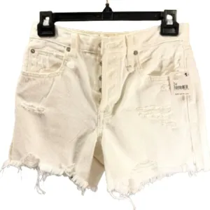 NWT Free People/We The Free Bright White Denim Shorts sz 24