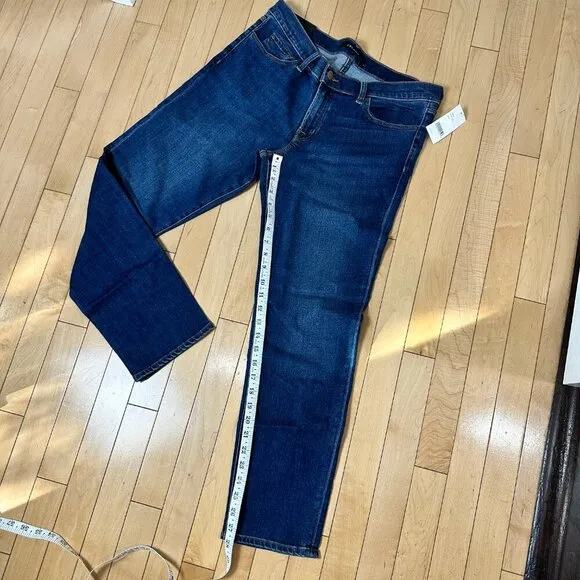 NWT J BRAND Hipster Low Rise Dark Denim Jeans Size 32 Straight Leg
