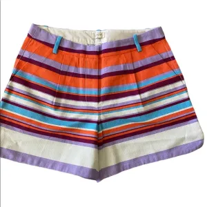 NWT J.Crew | Colorful Stripe Shorts | Size 4