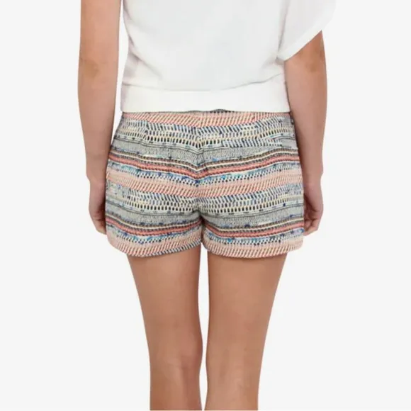 NWT Joie Women’s Knit Cotton Shorts Merci Blue Santorini Summer Boho Size 10