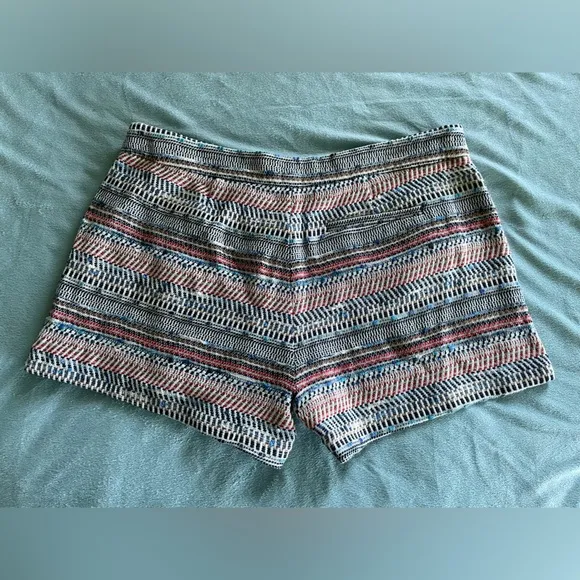 NWT Joie Women’s Knit Cotton Shorts Merci Blue Santorini Summer Boho Size 10