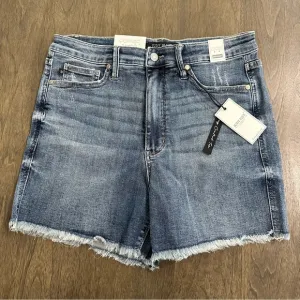 NWT Judy Blue High Waist Tummy Control Frayed Jean Shorts Size XL