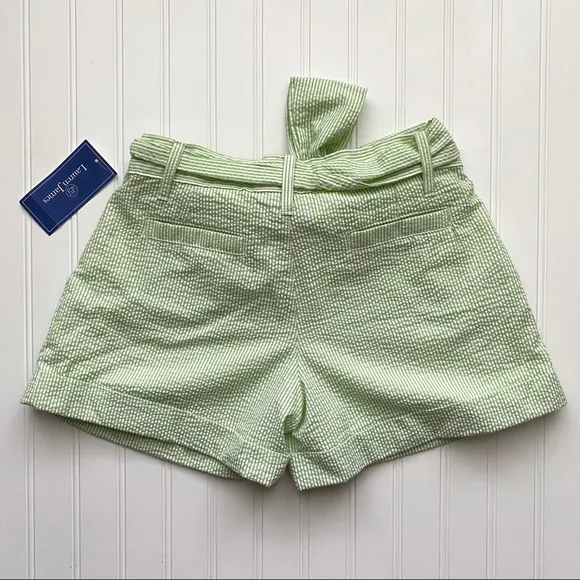 NWT Lauren James Seersucker Bow Shorts 🎀