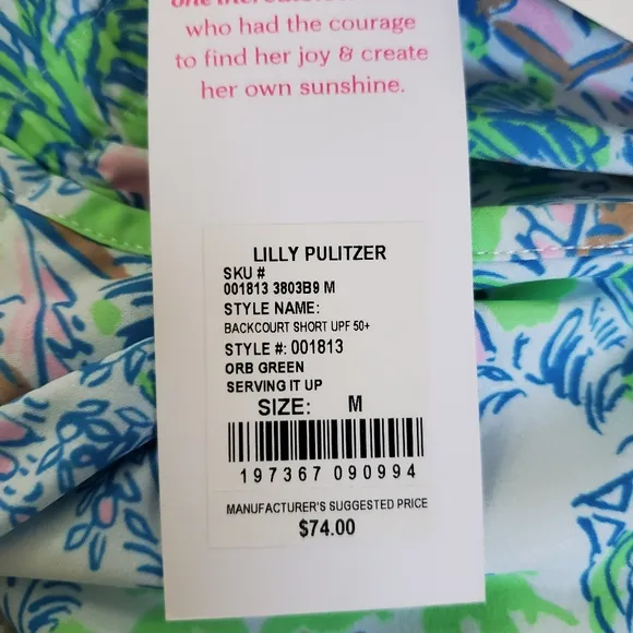 NWT Lilly Pulitzer Backcourt Shorts