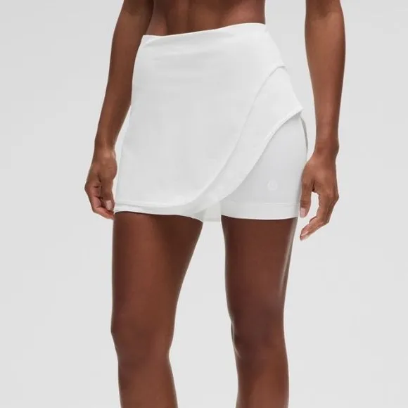 NWT Lululemon Asymmetrical Layered High-Rise Tennis Skirt