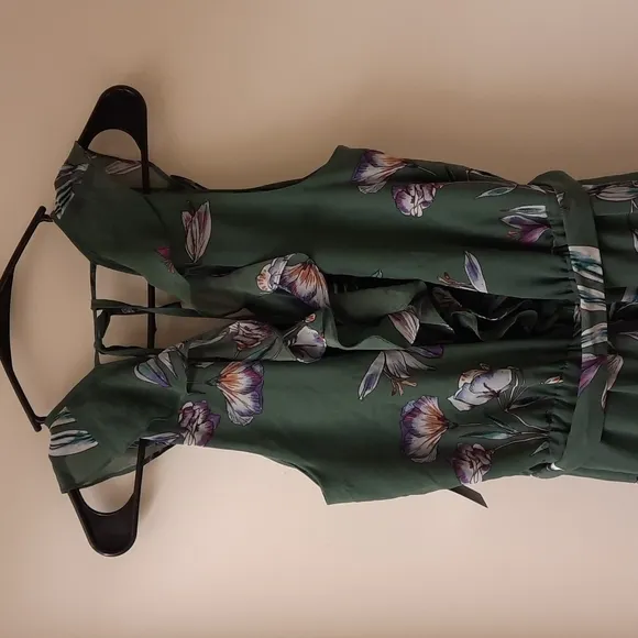 NWT, RACHEL Rachel Roy Sage Floral Odelle Dress