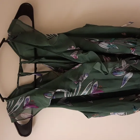 NWT, RACHEL Rachel Roy Sage Floral Odelle Dress