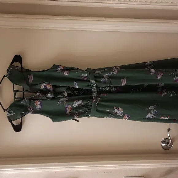 NWT, RACHEL Rachel Roy Sage Floral Odelle Dress