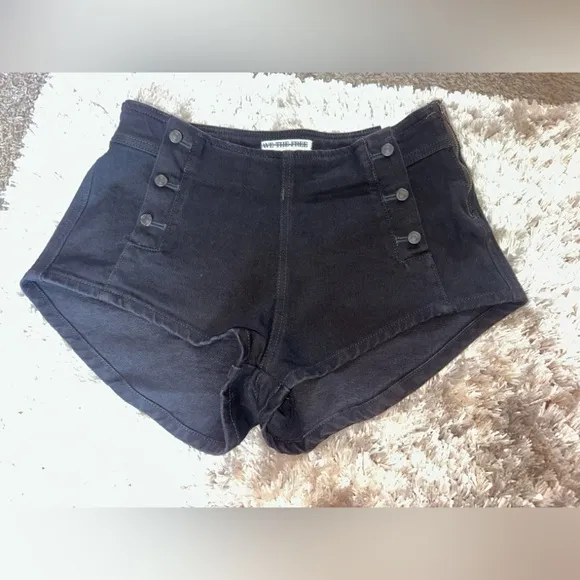 NWT We the Free Crvy Swan Song High Rise Brief Micro Shorts size 28