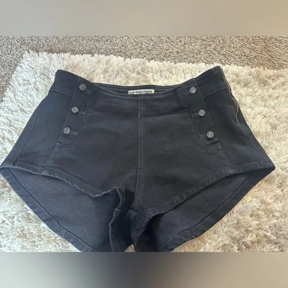 NWT We the Free Crvy Swan Song High Rise Brief Micro Shorts size 28