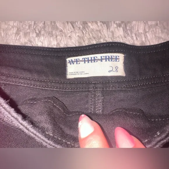 NWT We the Free Crvy Swan Song High Rise Brief Micro Shorts size 28