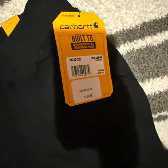 NWT Women’s Carharrt Force Ripstop work shorts 2XL