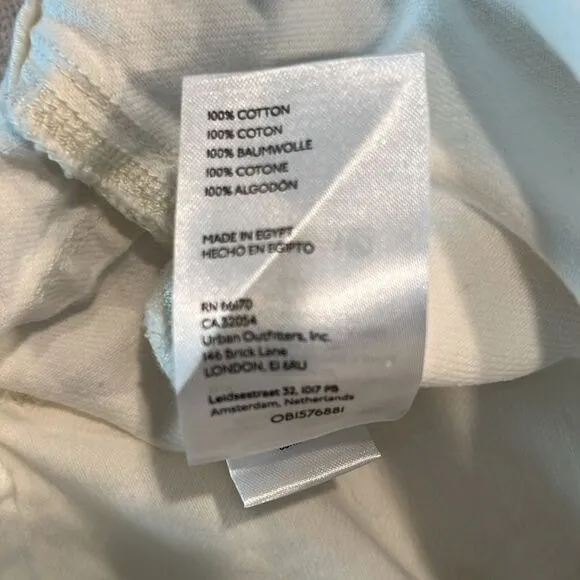 Nwt We The Free white rolled leg shorts