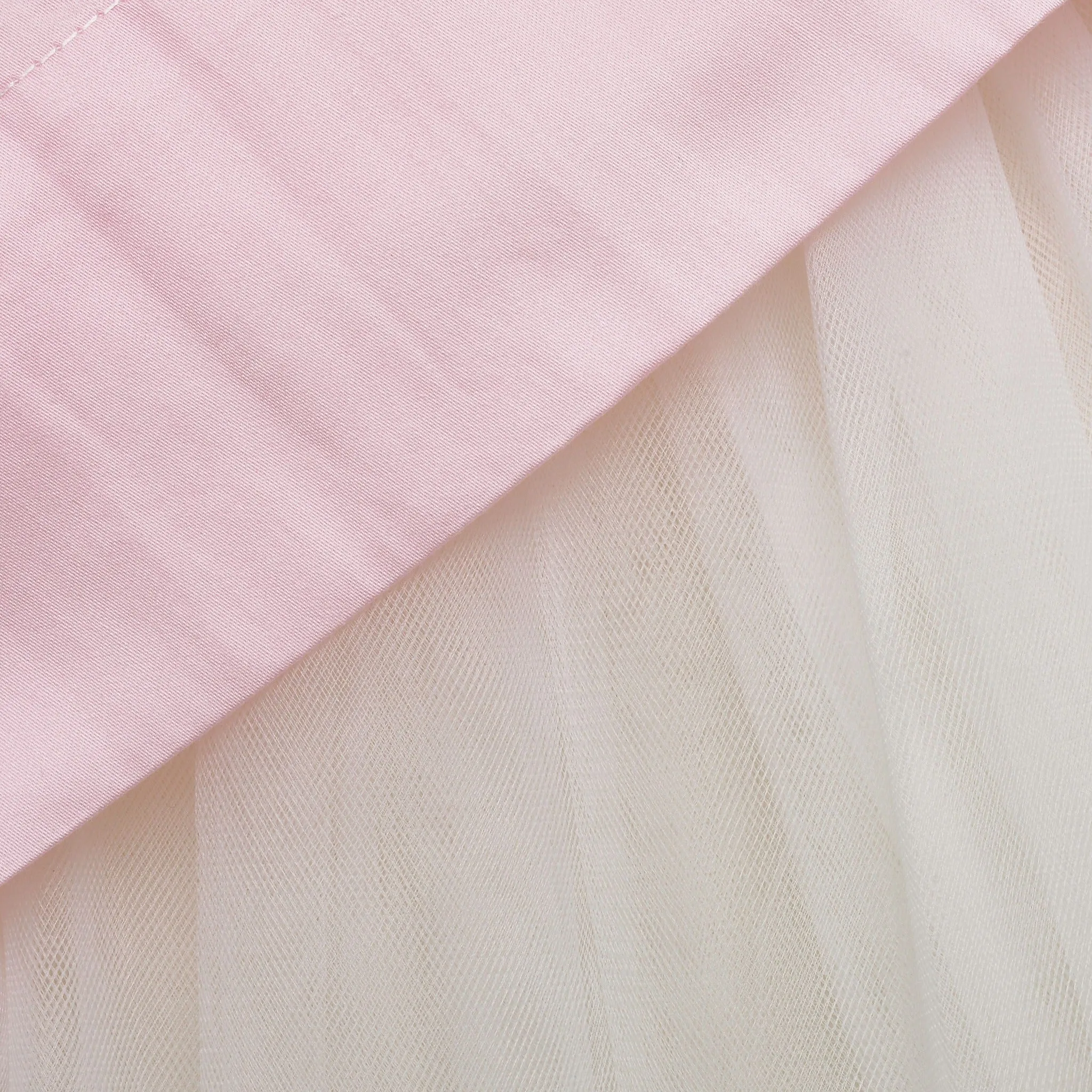 Ocean Baby Pink Heart Sateen Dress (NB-8Yrs)