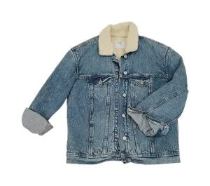 Old Navy Sherpa lined Jean Jacket - x-small