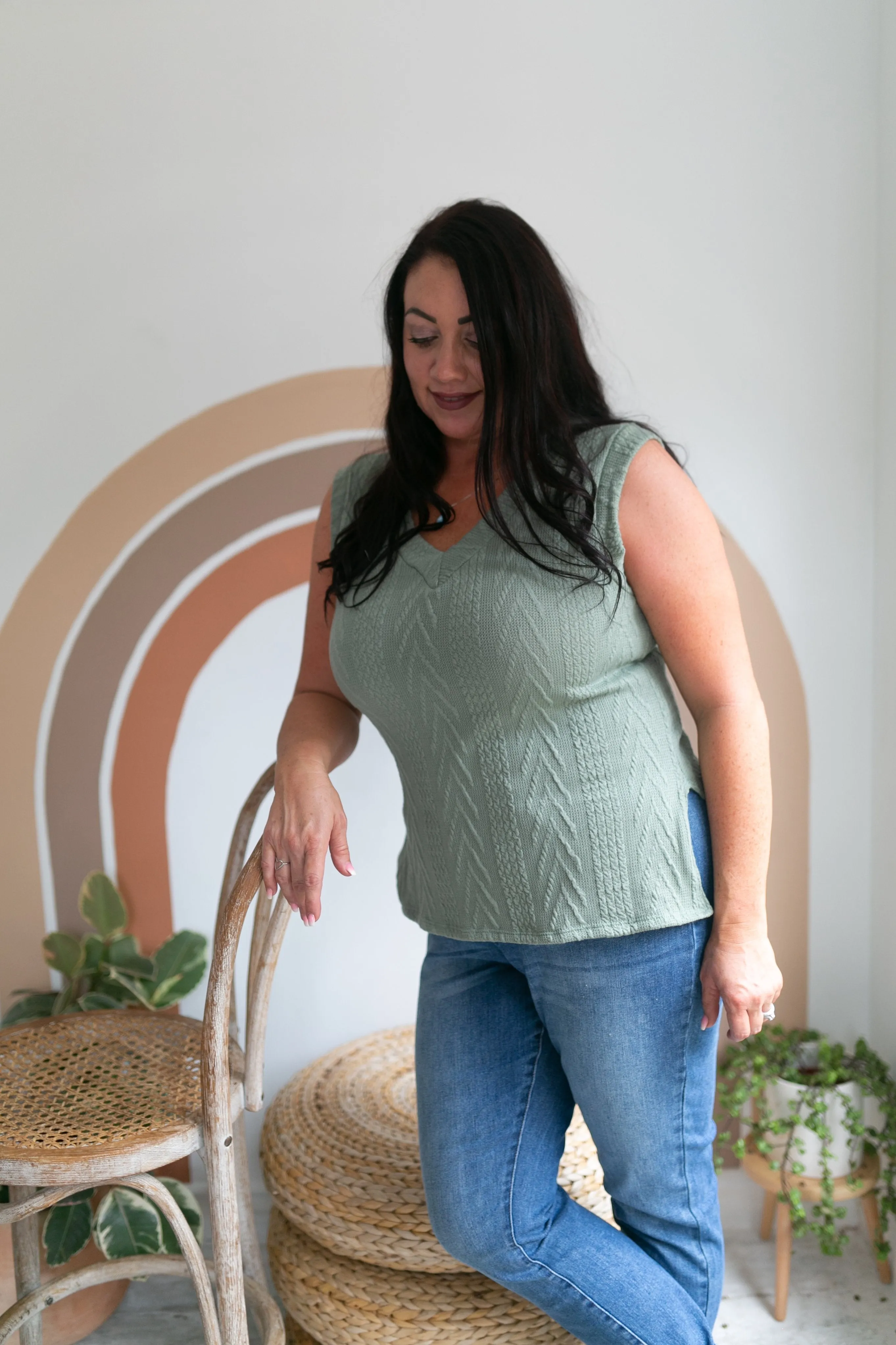 Olive You Sweater Tank