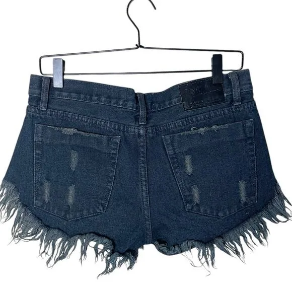 One Teaspoon for Free People Shorts Women’s Sz 26 Low Waist Medium Rise