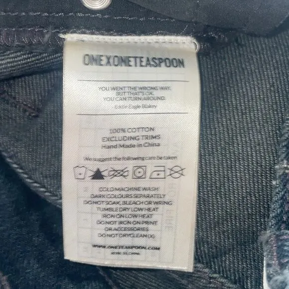 One Teaspoon for Free People Shorts Women’s Sz 26 Low Waist Medium Rise