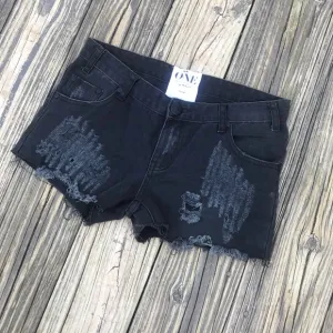 One Teaspoon Trashed Free Birds Cutoffs