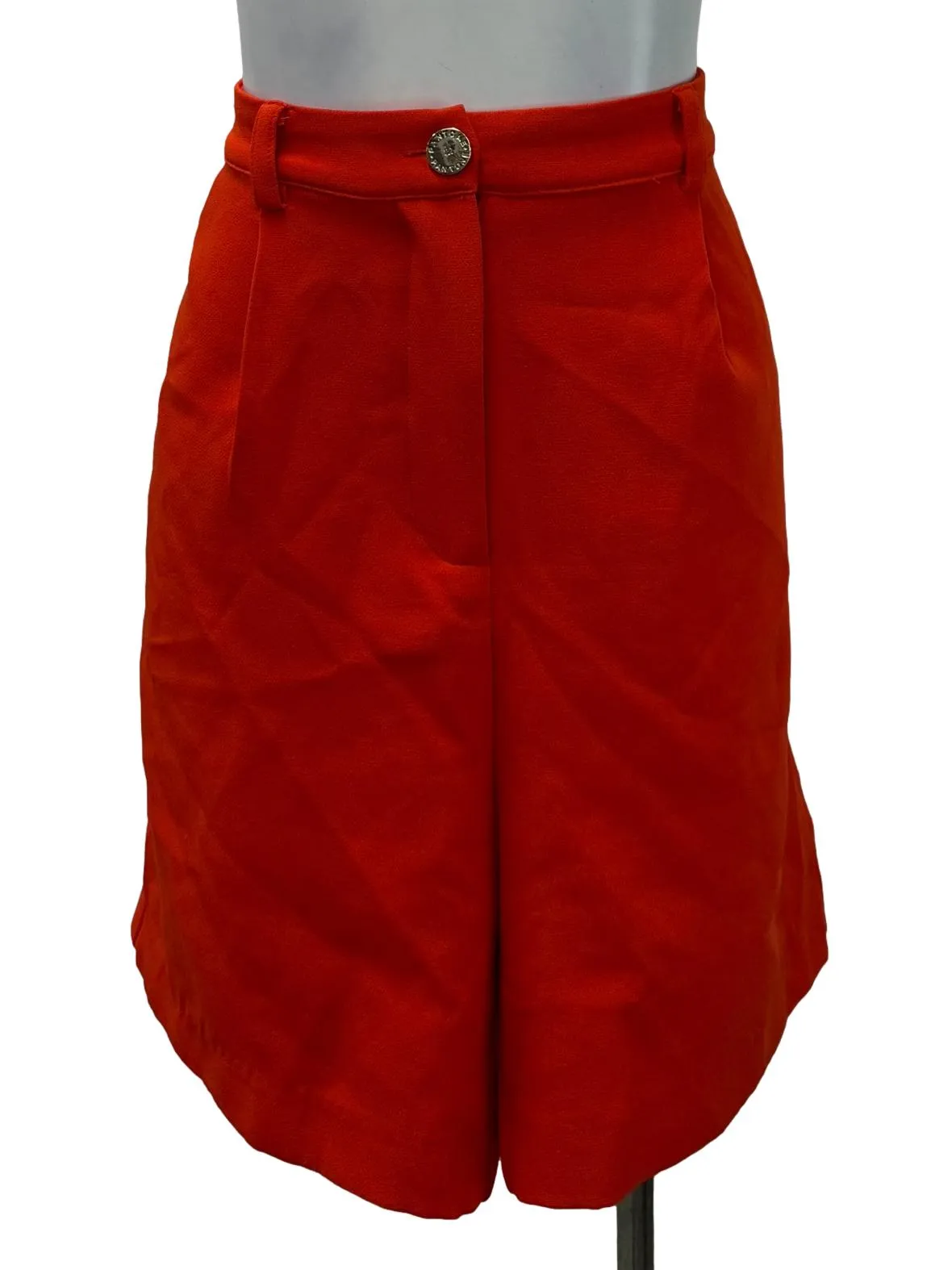 Orange Basic Shorts