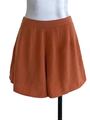 Orange Plain Shorts TTR