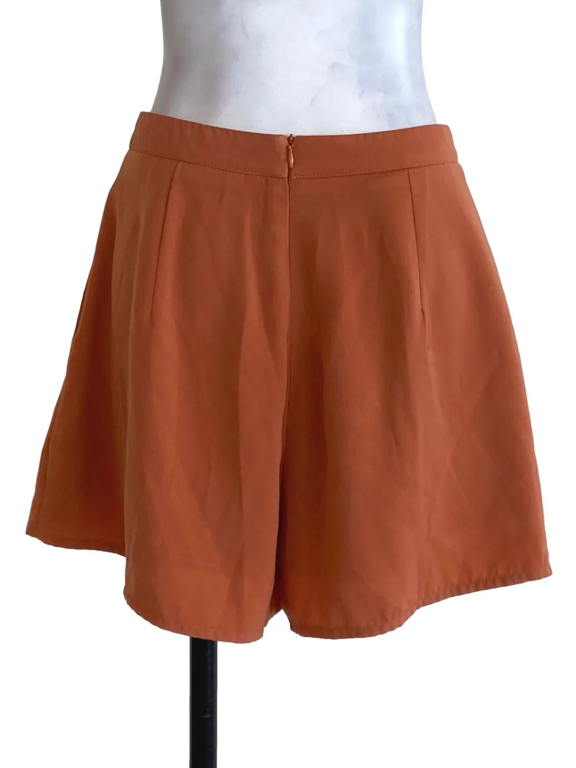 Orange Plain Shorts TTR