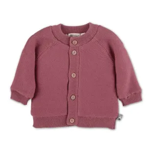 Organic Knitted Lined Jacket - Rose