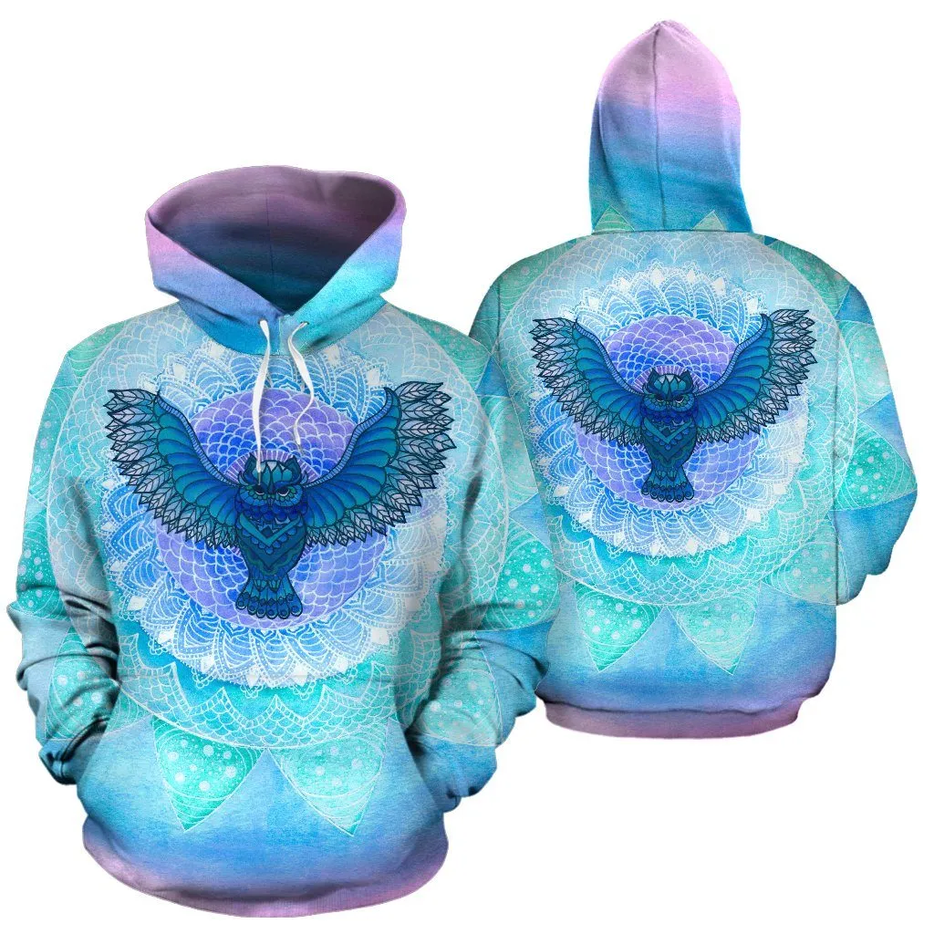 Owl Mandala Hoodie
